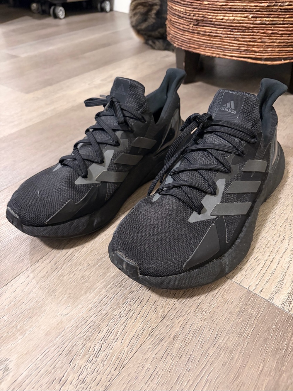 Adidas X9000L4 Boost Triple Black Running Sneakers US 10